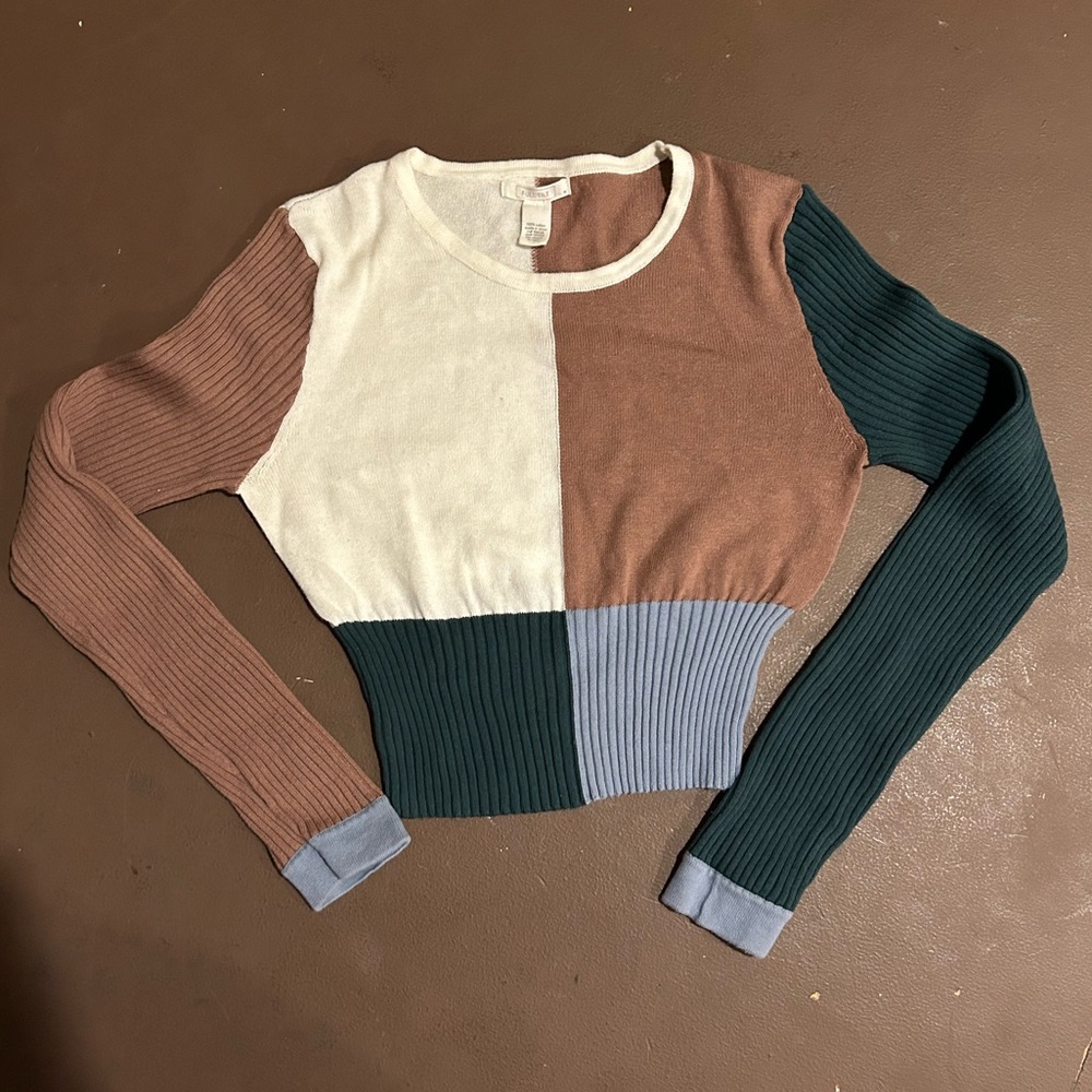 Long Sleeve Patchwork Longsleeve